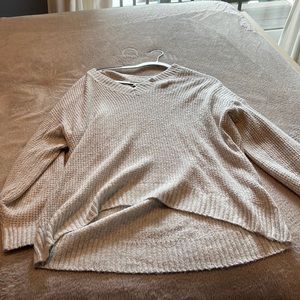 Gray sweater perfect for fall